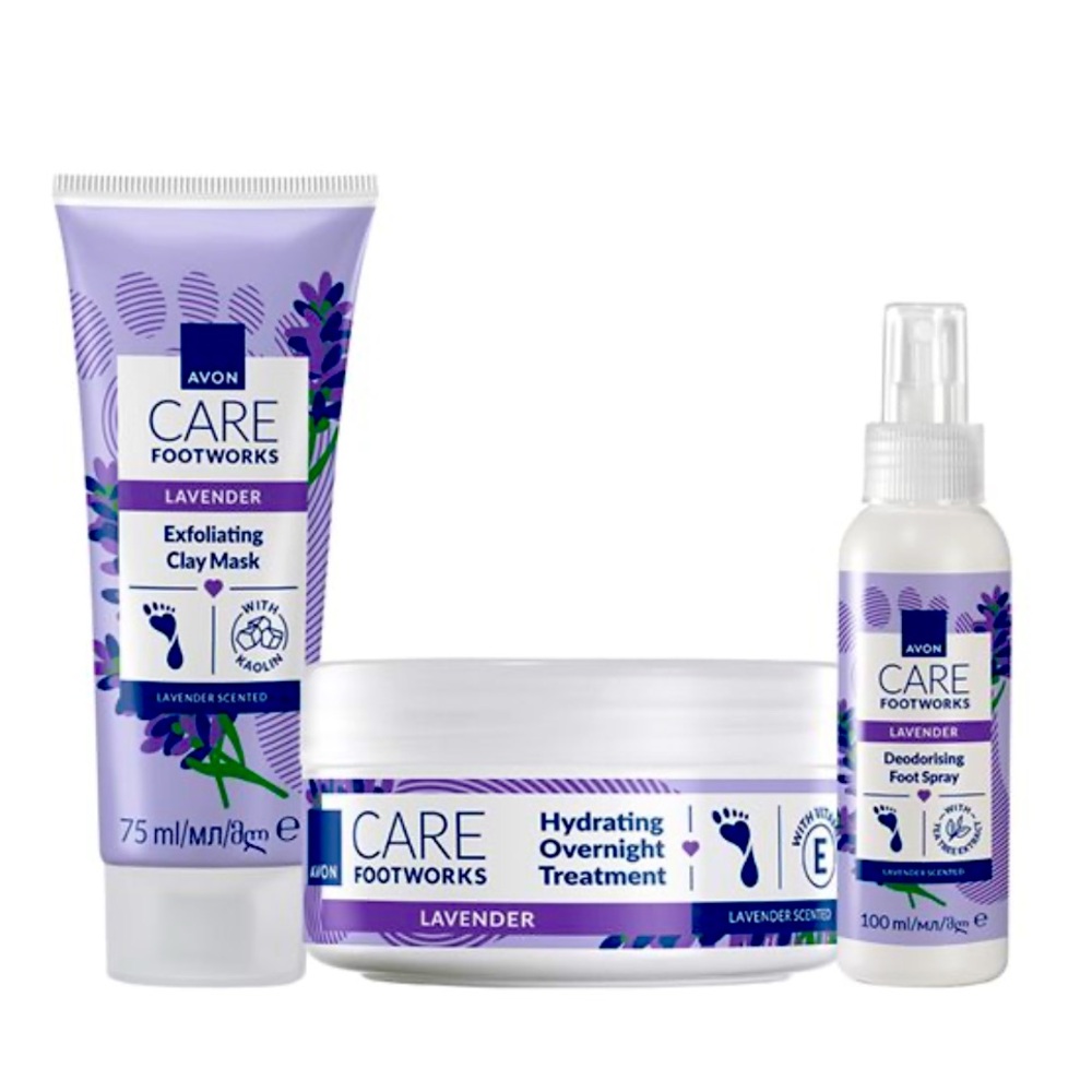 🔴Avon Care Footworks Lavender Hydrating Treatment